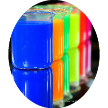 Fluorescent liquid/fluorescent dispersion for ink/waterbased fluorescent emulsion forprinting paste,watercolor crayon etc.